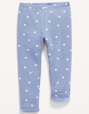 Cozy-Lined Leggings for Toddler Girls blue