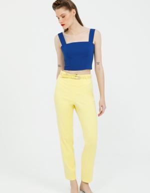 Mavi Crop Top With Thick Straps
