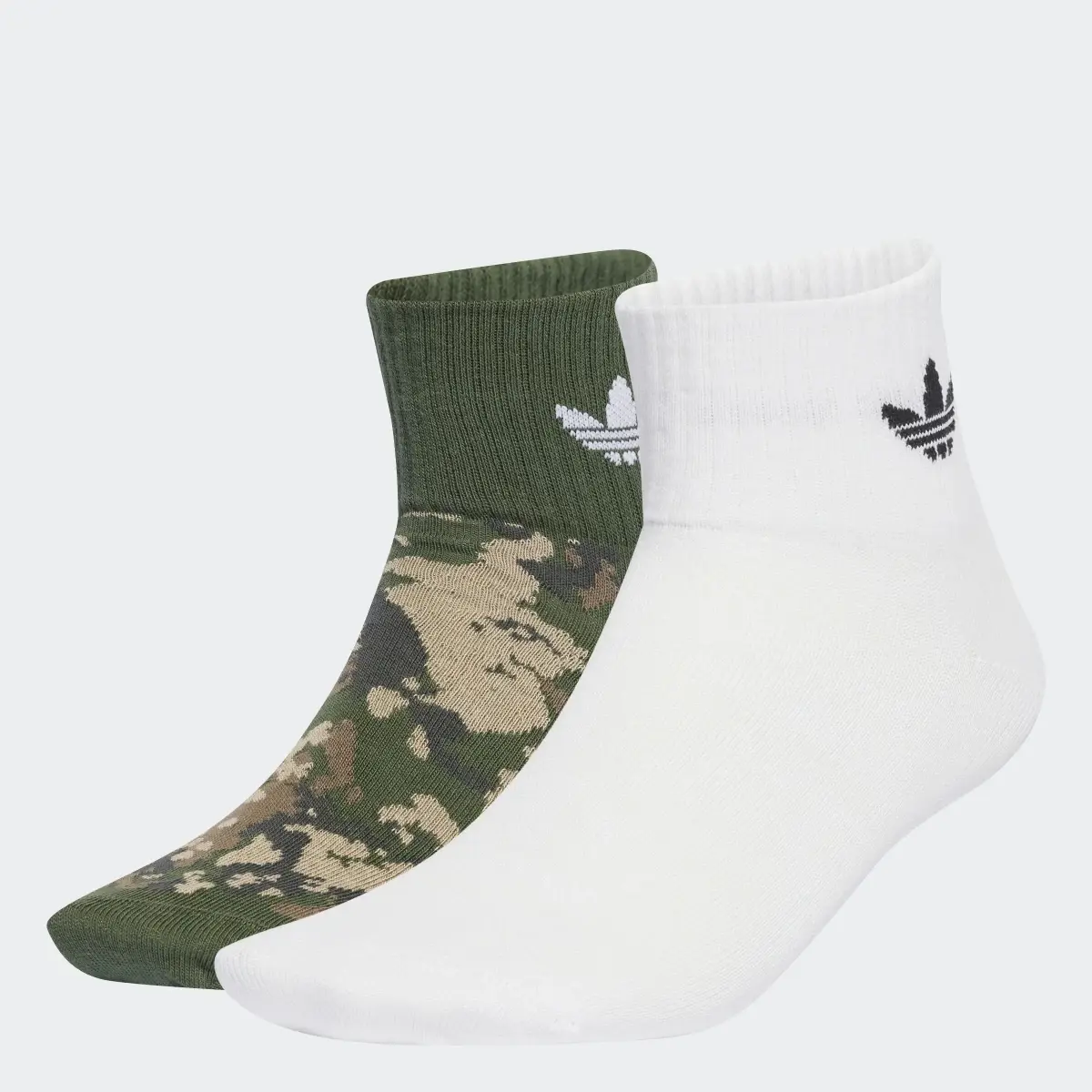 Adidas Camo Ankle Socks 2 Pairs. 1