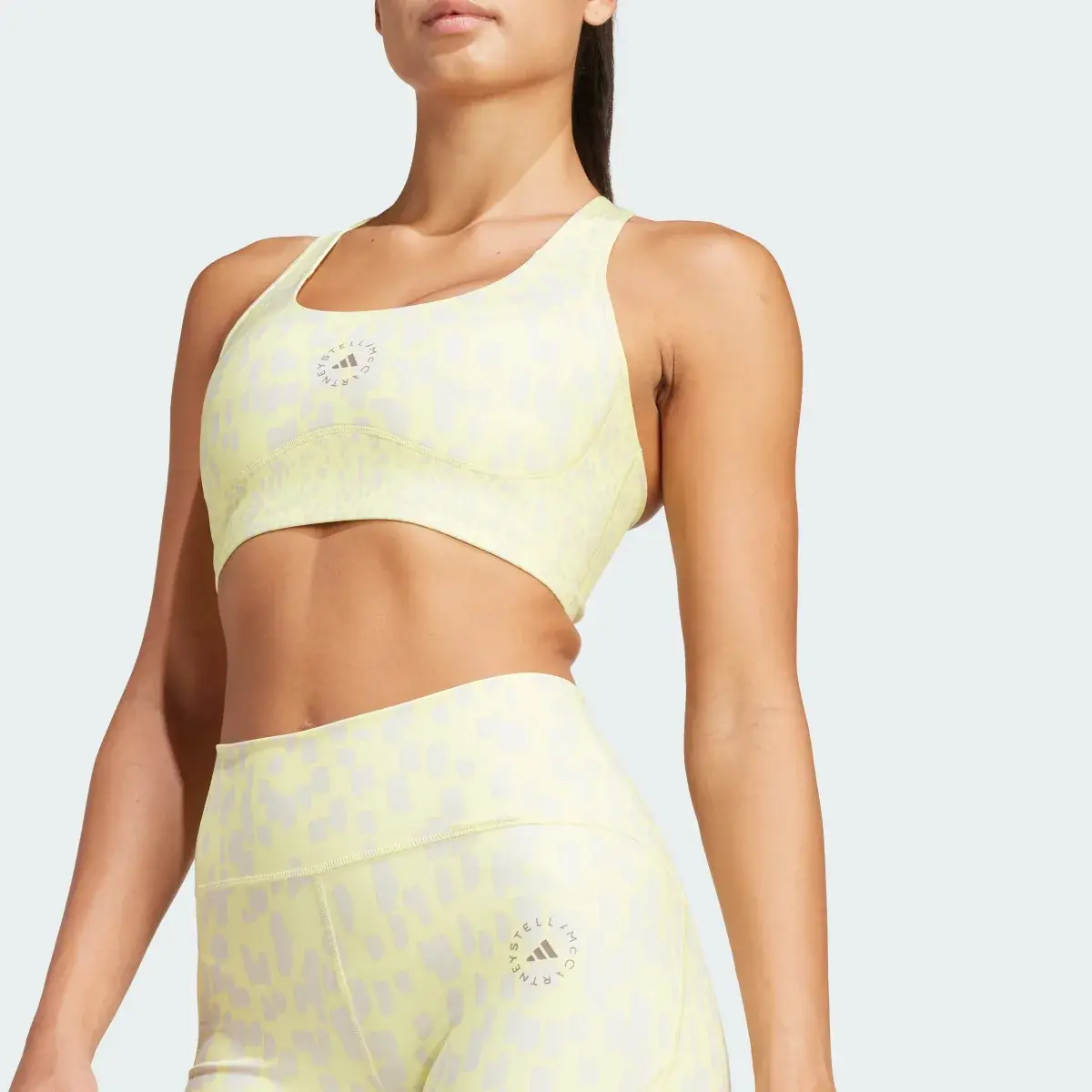 Adidas by Stella McCartney TruePurpose Power Impact Training Medium Support Sporcu Sütyeni. 1