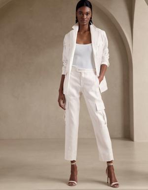 Banana Republic Heritage Expedition Linen Pant white