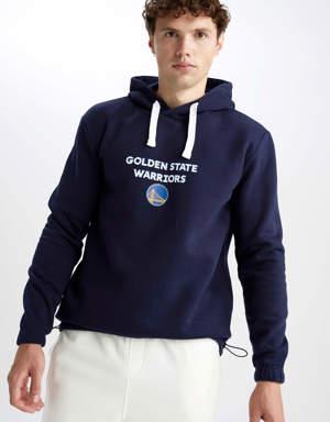 Fit NBA Golden State Warriors Regular Fit Kapüşonlu Sweatshirt