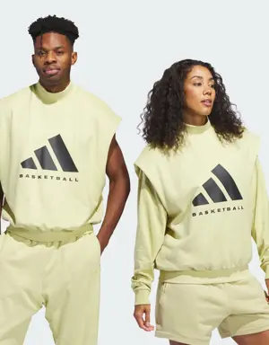 Adidas Basketball Sueded Sleeveless Sweatshirt
