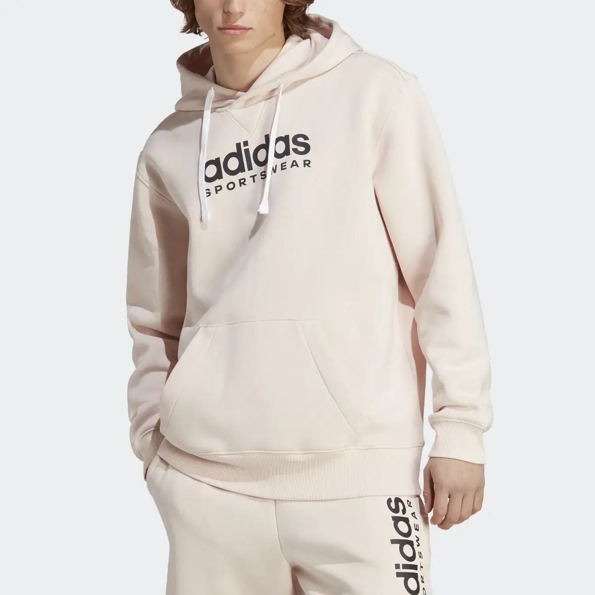 Adidas ALL SZN Fleece Graphic Hoodie. 1