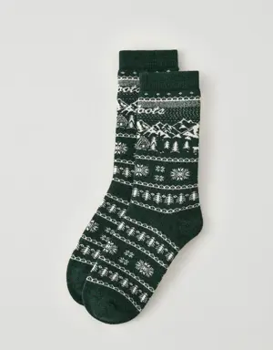Adult Winter Pattern Sock
