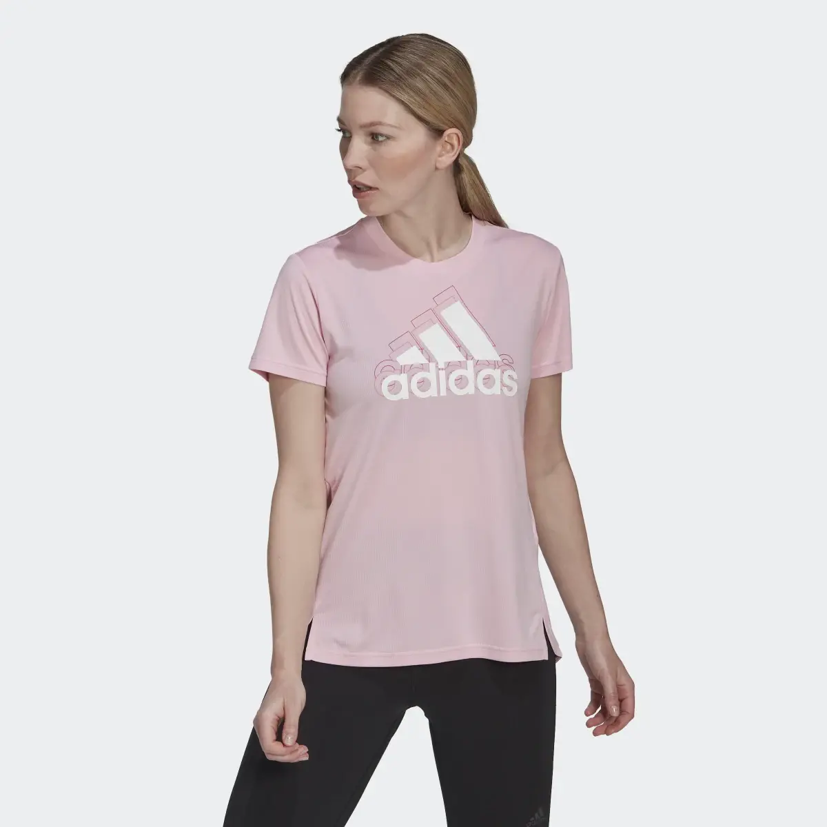 Adidas Playera 3 Franjas Sport Brand Love. 2