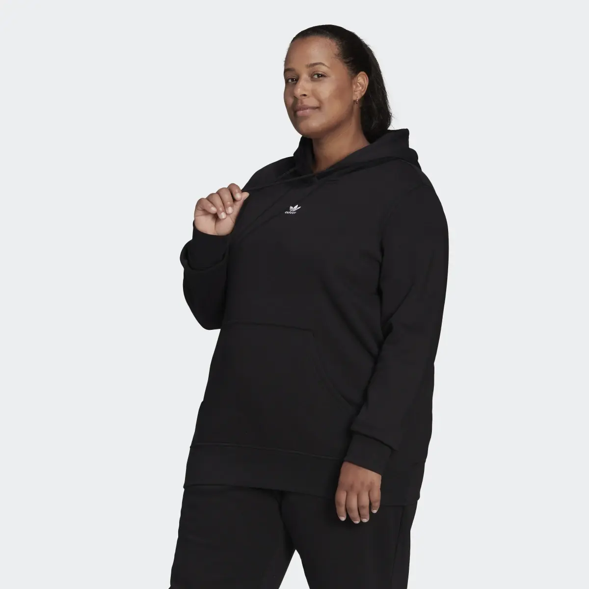 Adidas Adicolor Essentials Hoodie (Plus Size). 2