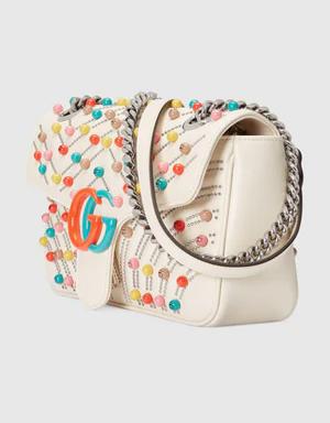 GG Marmont small beaded shoulder bag