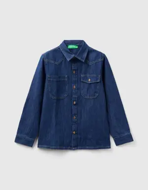 lightweight denim shirt