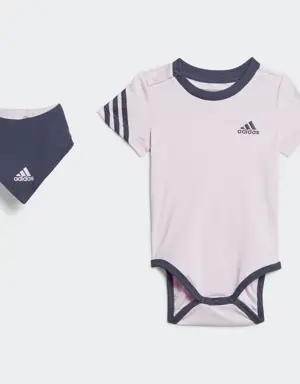 Body avec bavoir 3-Stripes