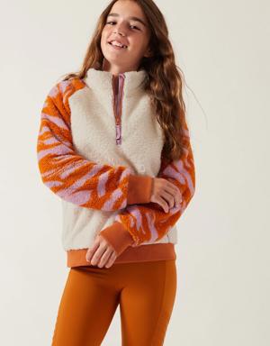 So Snug Sherpa Half Zip beige