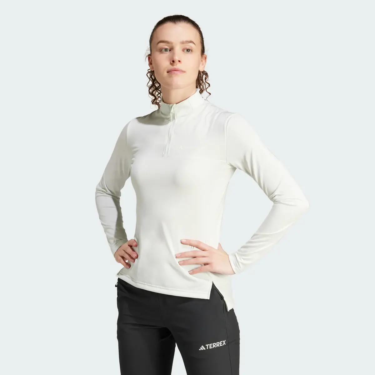 Adidas Terrex Multi Half-Zip Long Sleeve Long-Sleeve Top. 2