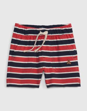 Baby Organic Cotton Mix and Match Pull-On Shorts red