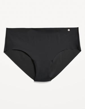Old Navy Low-Rise Soft-Knit No-Show Hipster Underwear for Women black