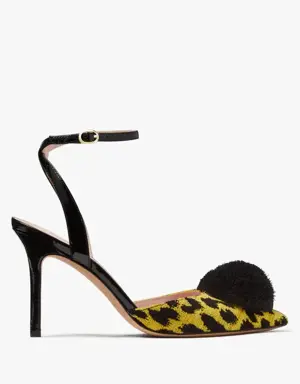 Amour Pom Leopard Pumps