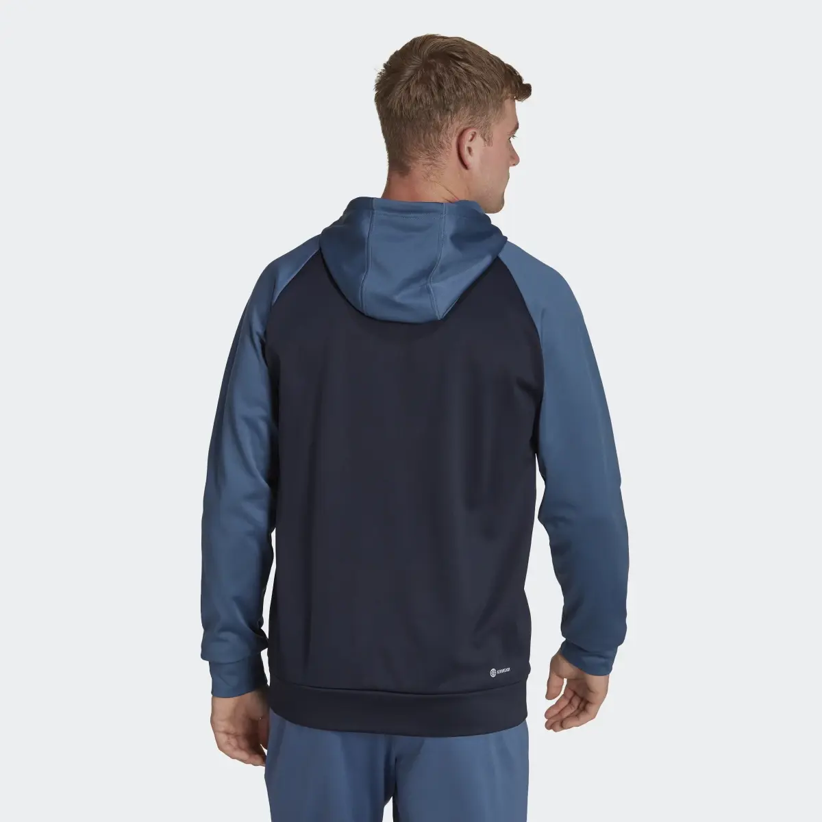 Adidas AEROREADY Game and Go Big Logo Hoodie. 3