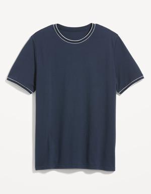 Old Navy Moisture-Wicking Pique T-Shirt for Men blue