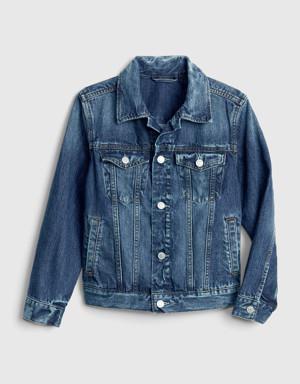 Kids Denim Icon Jacket blue