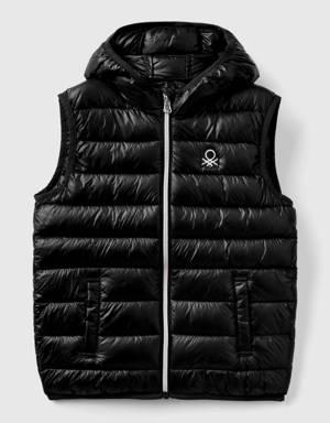 padded jacket with hood