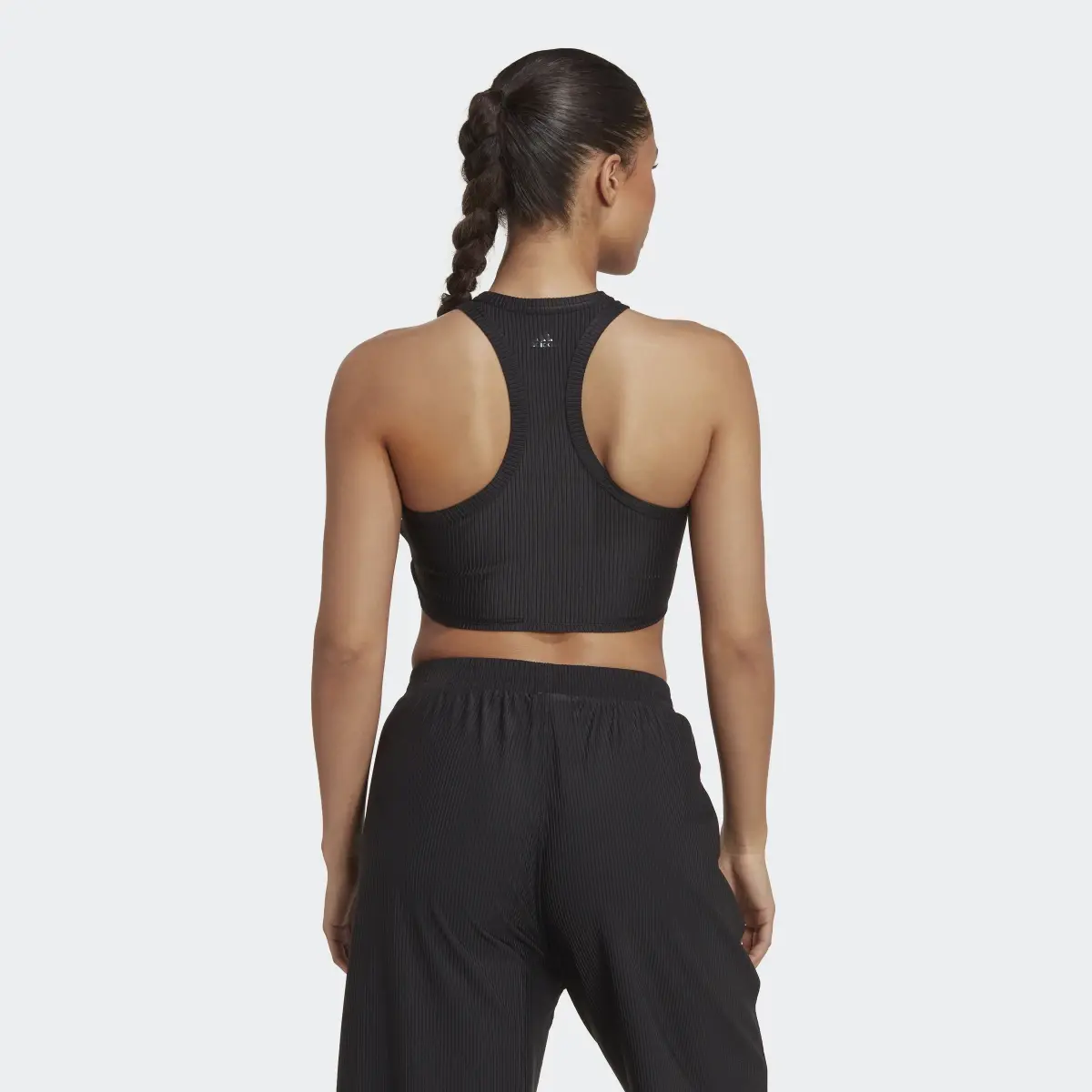 Adidas Yoga Studio Wrapped Rib Tank Top. 3