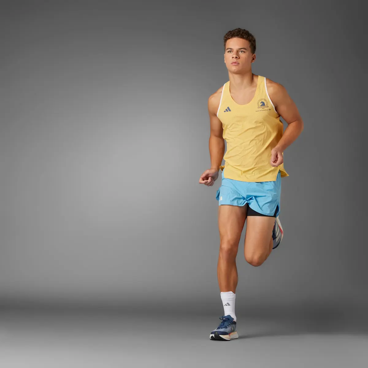 Adidas Boston Marathon 2024 adizero Running Singlet. 3