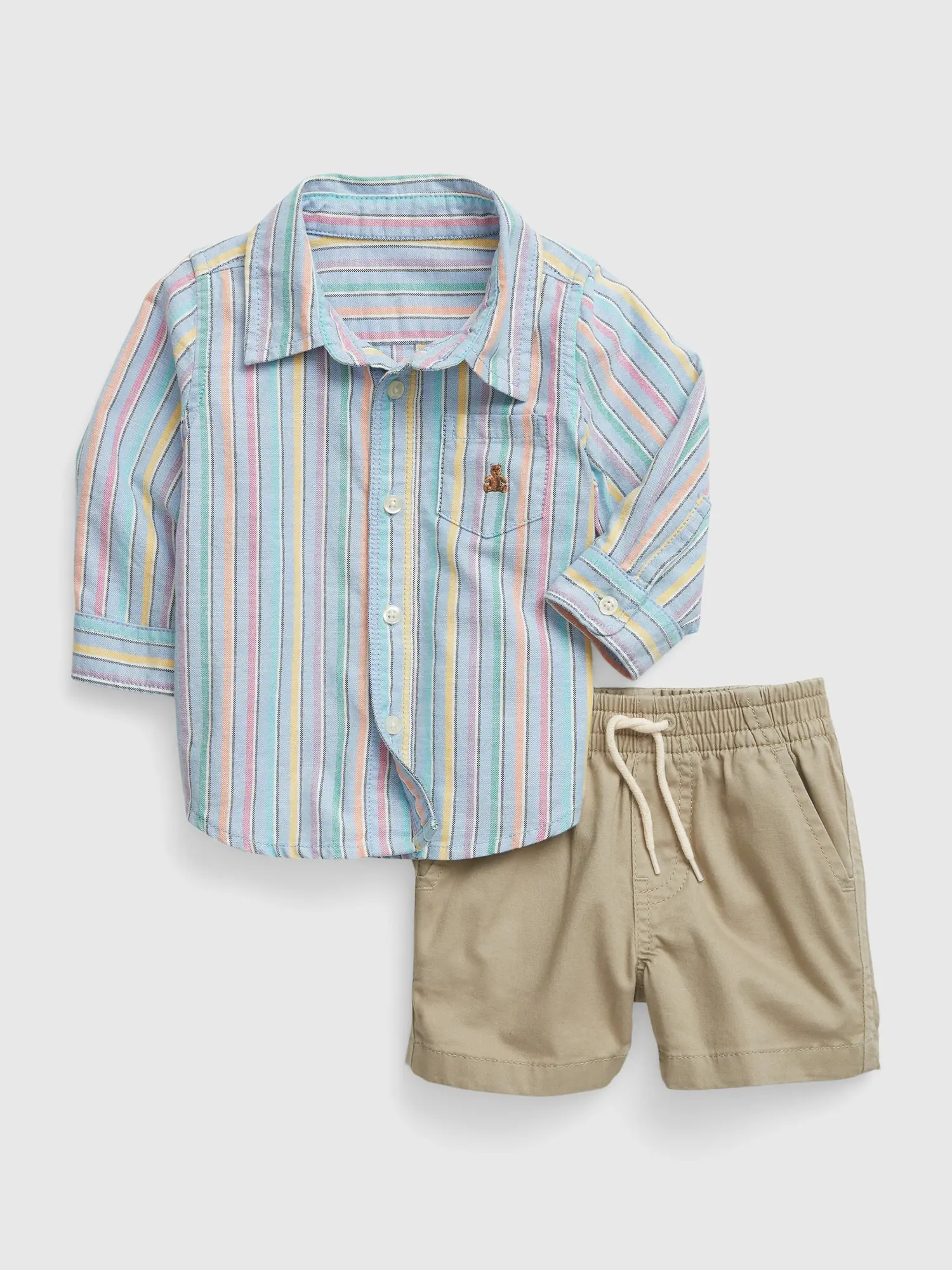 Gap Baby Stripe Two-Piece Outfit Set multi. 1