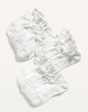 12-Pack Athletic Ankle Socks white