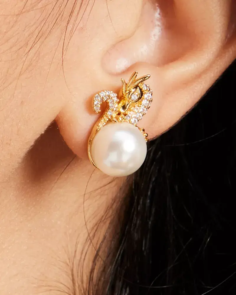 Kate Spade Dazzling Dragon Studs. 2