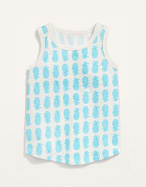 Printed Tank Top for Toddler Girls yellow