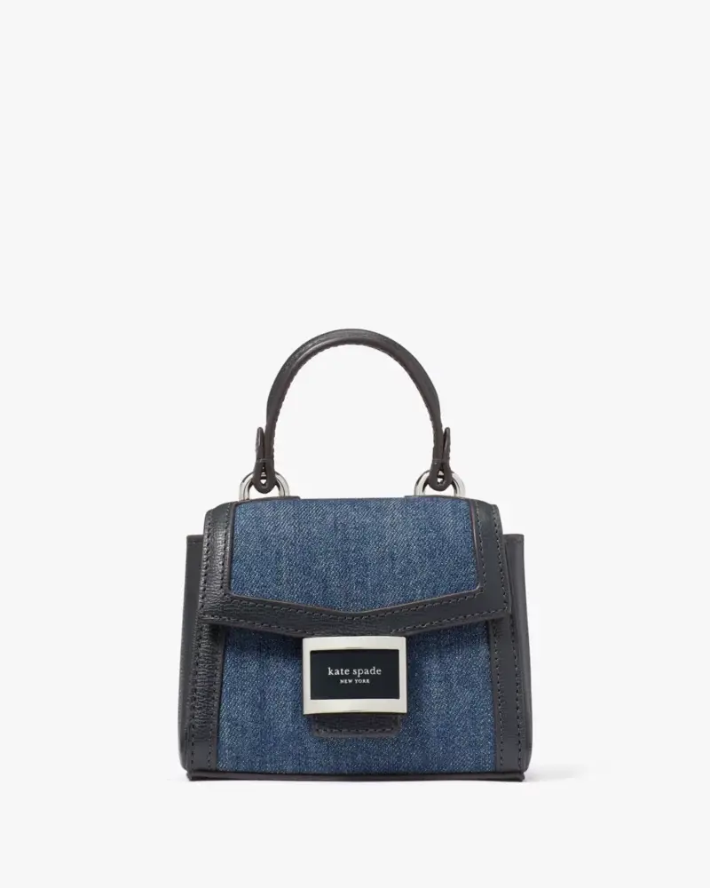 Kate Spade Katy Denim Micro Crossbody. 1