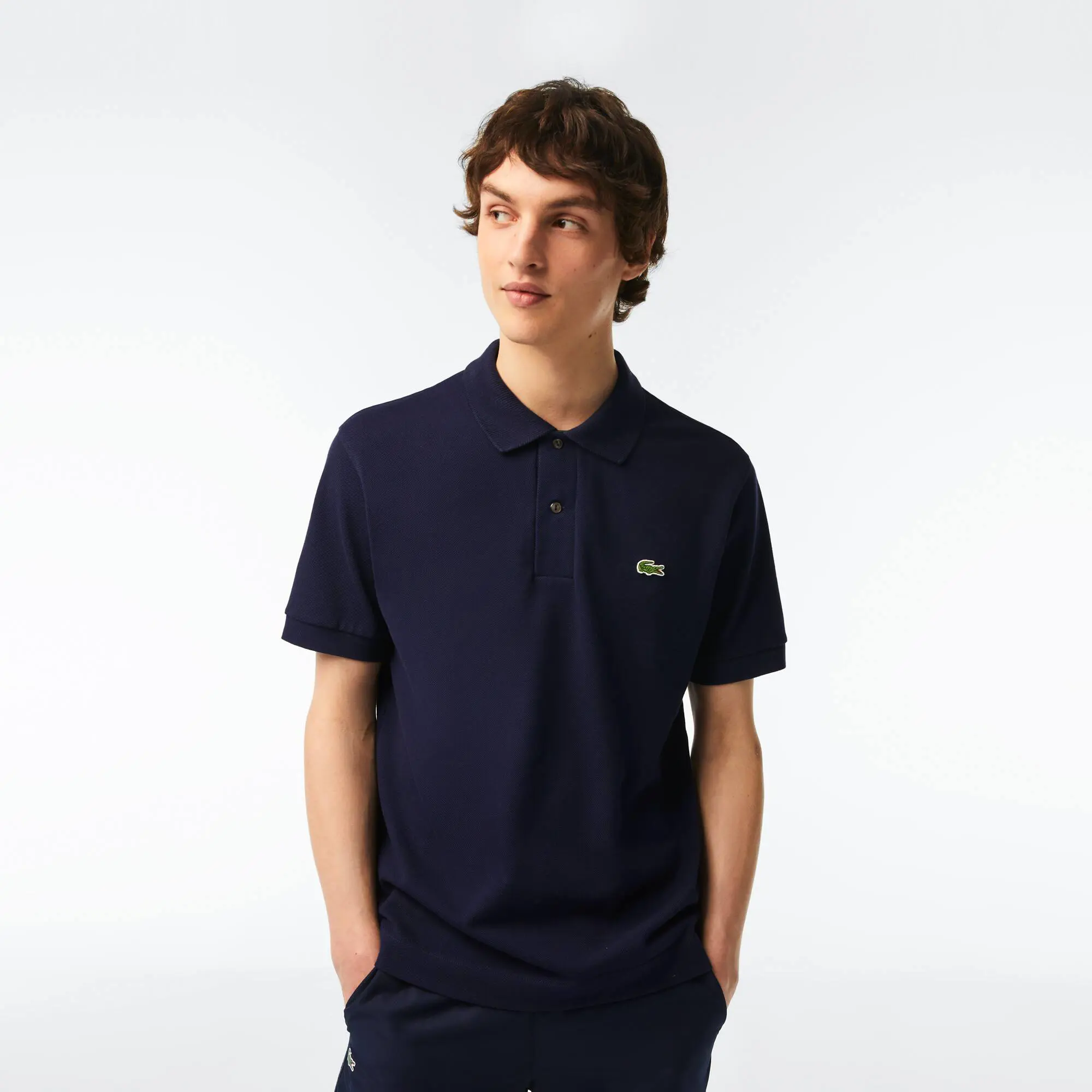 Lacoste Polo Original L.12.12 de piqué de algodão pesado. 1