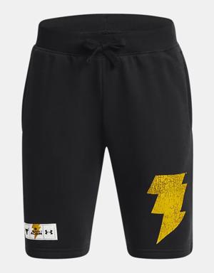 Boys' Project Rock Rival Terry Black Adam Shorts