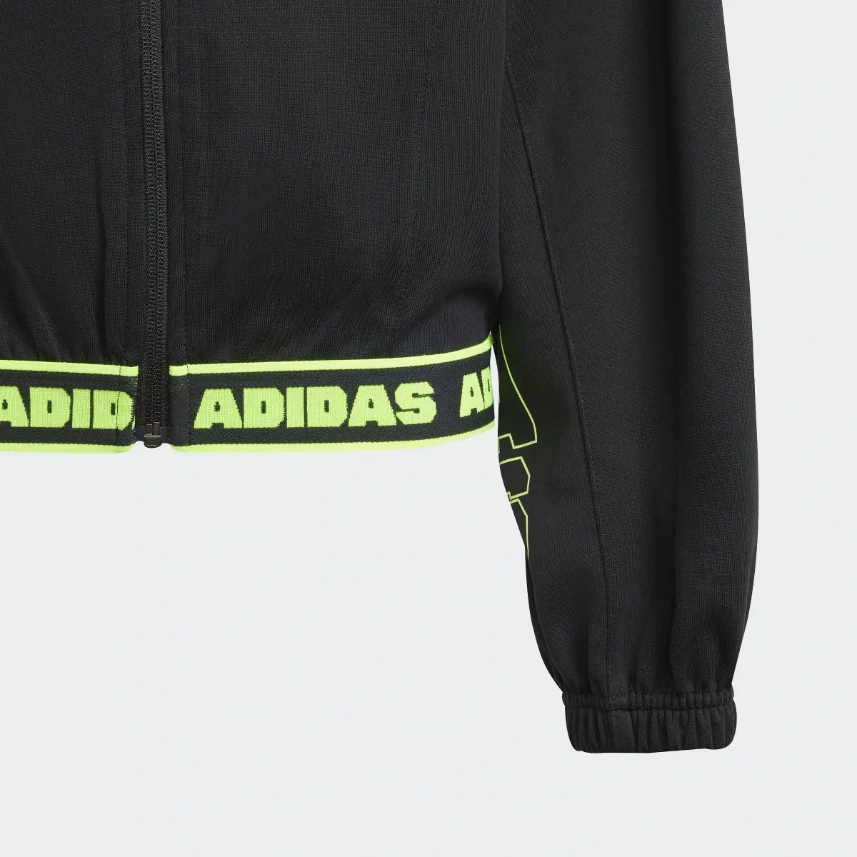 Adidas Sweat à capuche court entièrement zippé Danse. 3