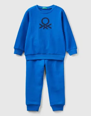 sweat tracksuit with logo