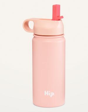 Hip® Insulated Water Bottle & Straw pink