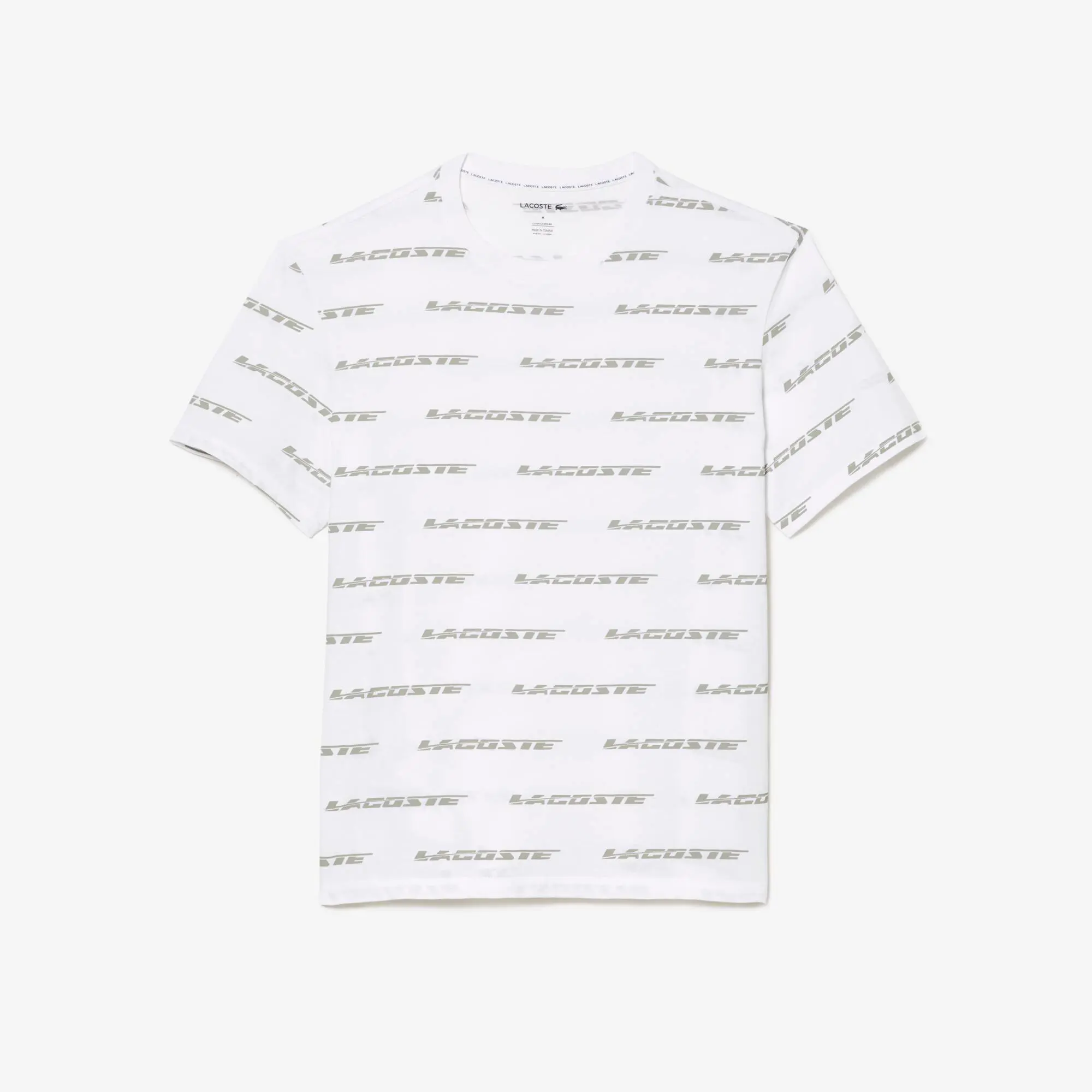 Lacoste Camiseta de hombre Lacoste de punto de algodón con logo estampado. 2