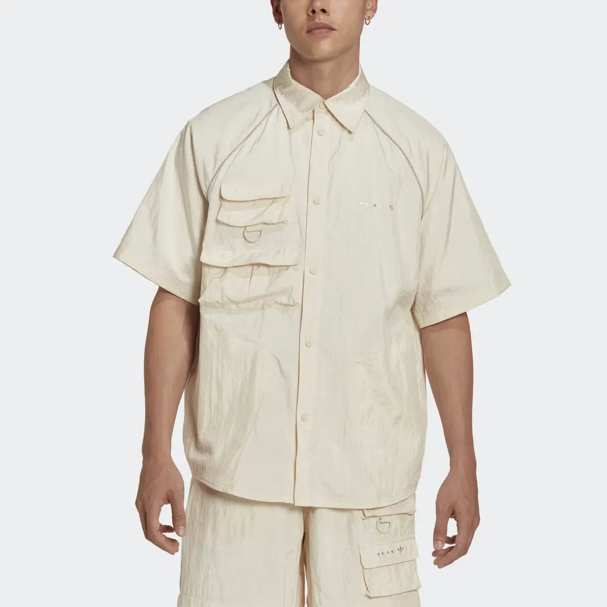 Adidas Reveal Short Sleeve Overshirt. 1