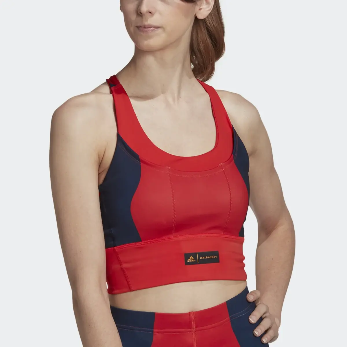 Adidas Reggiseno sportivo Marimekko Medium-Support Pocket. 1