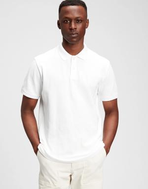 Gap Pique Polo Shirt beige