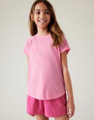 Athleta Comeback Tee pink