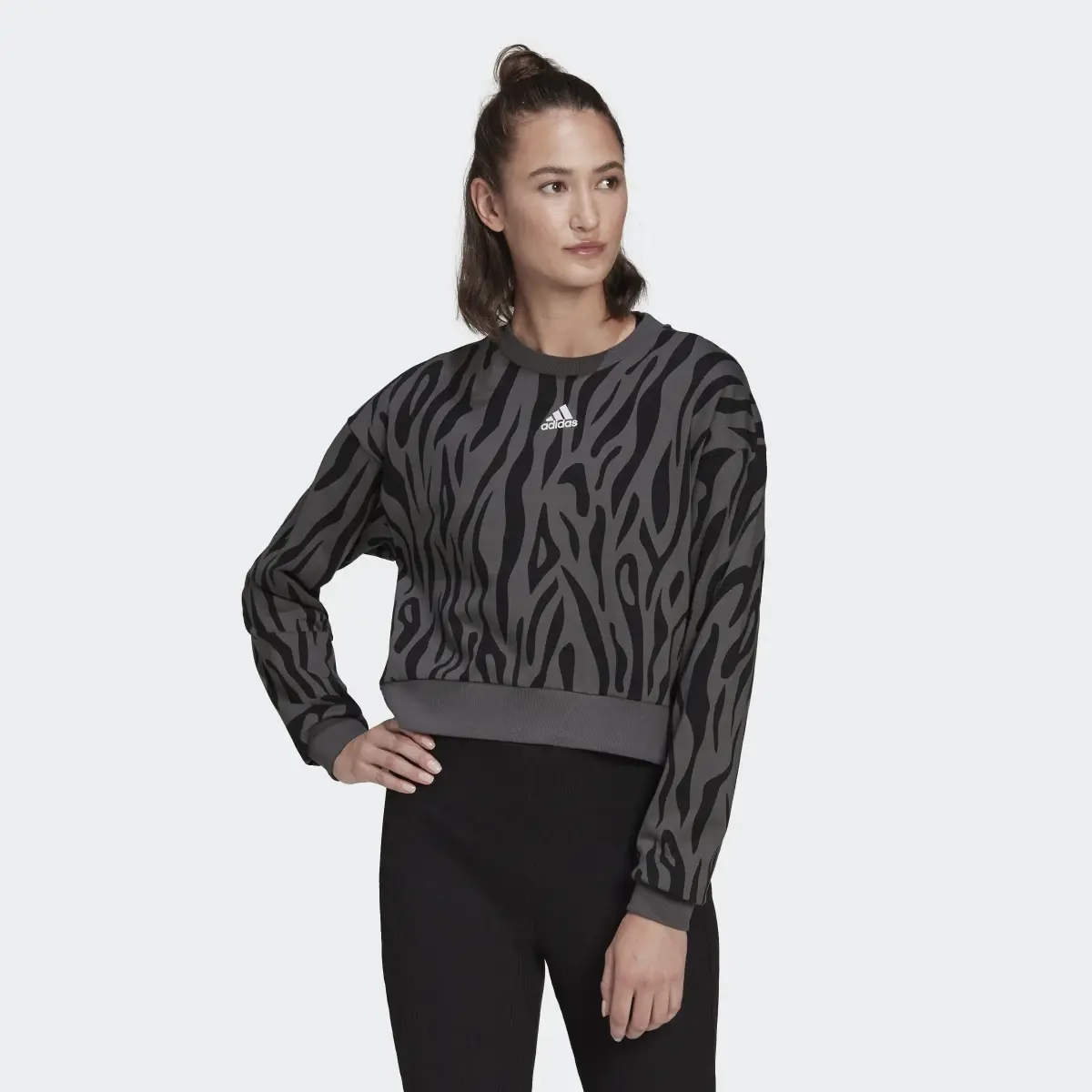 Adidas Sweat-shirt Tiger-Print. 2