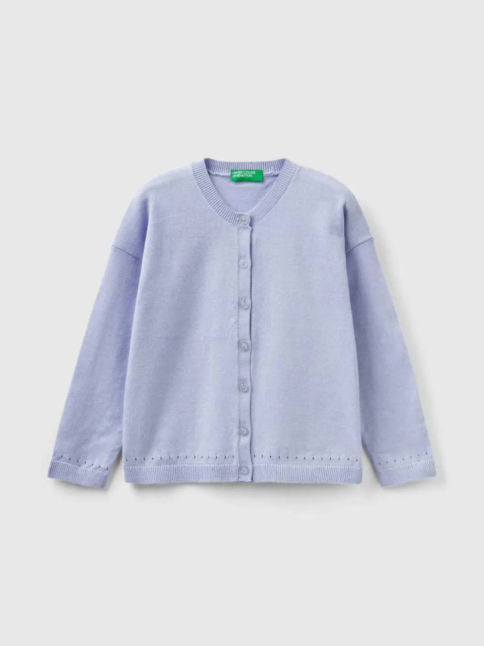 Benetton cardigan with glittery buttons. 1