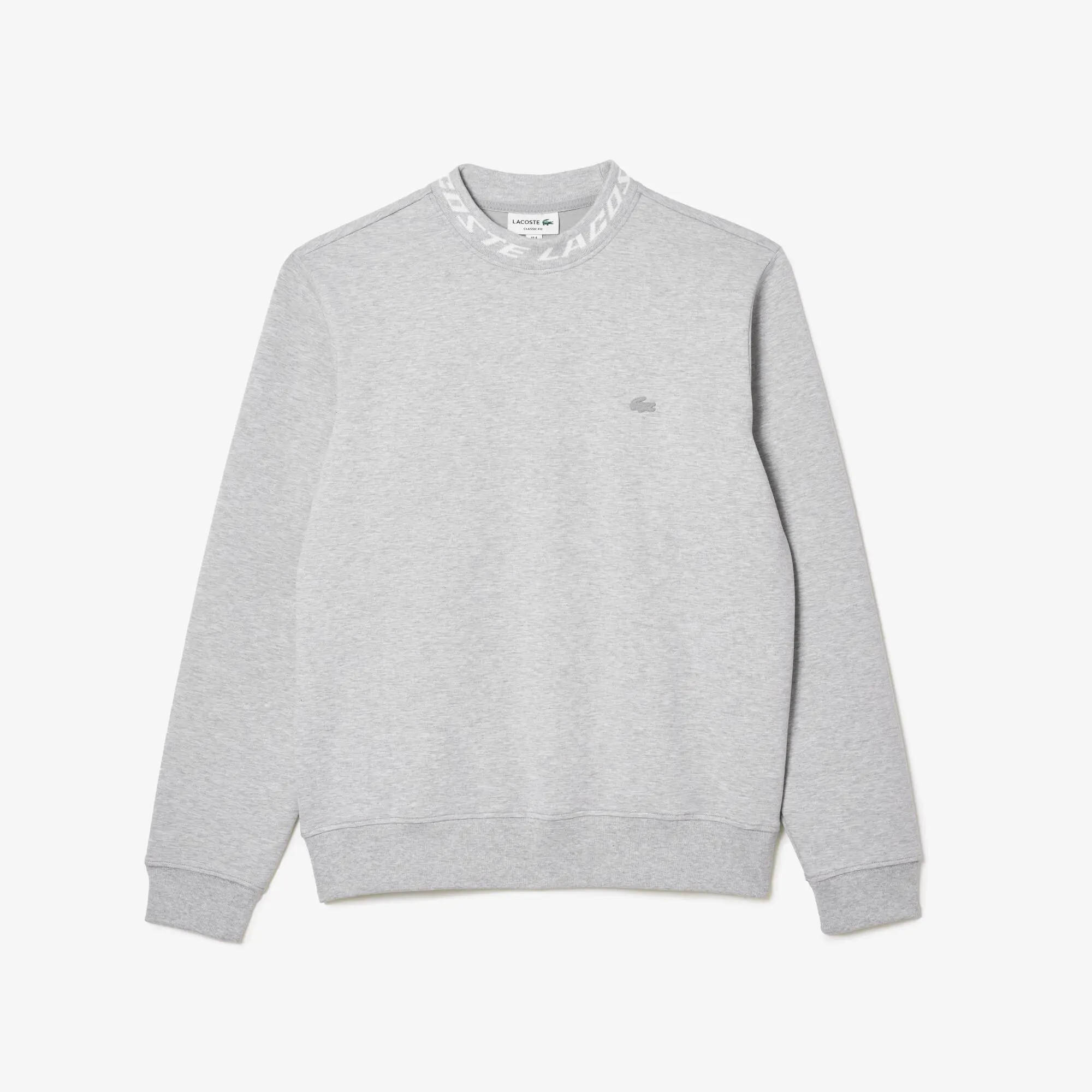 Lacoste Men’s Lacoste Double Sided Logo Collar Sweatshirt. 2