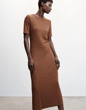 Ribbed knit dress