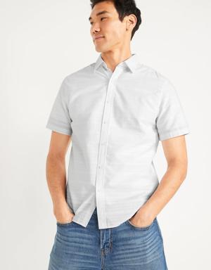 Classic Fit Textured Dobby Everyday Shirt white