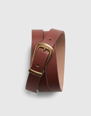 Gap Vegan Leather Belt brown