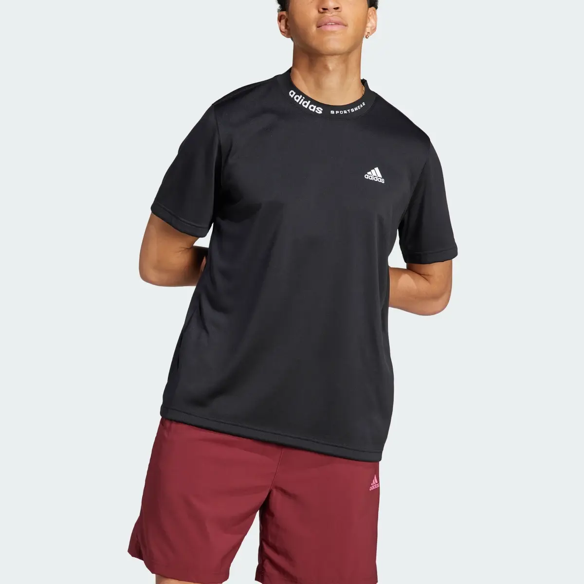 Adidas T-shirt com Costas em Rede. 1