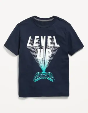 Short-Sleeve Graphic T-Shirt for Boys gray