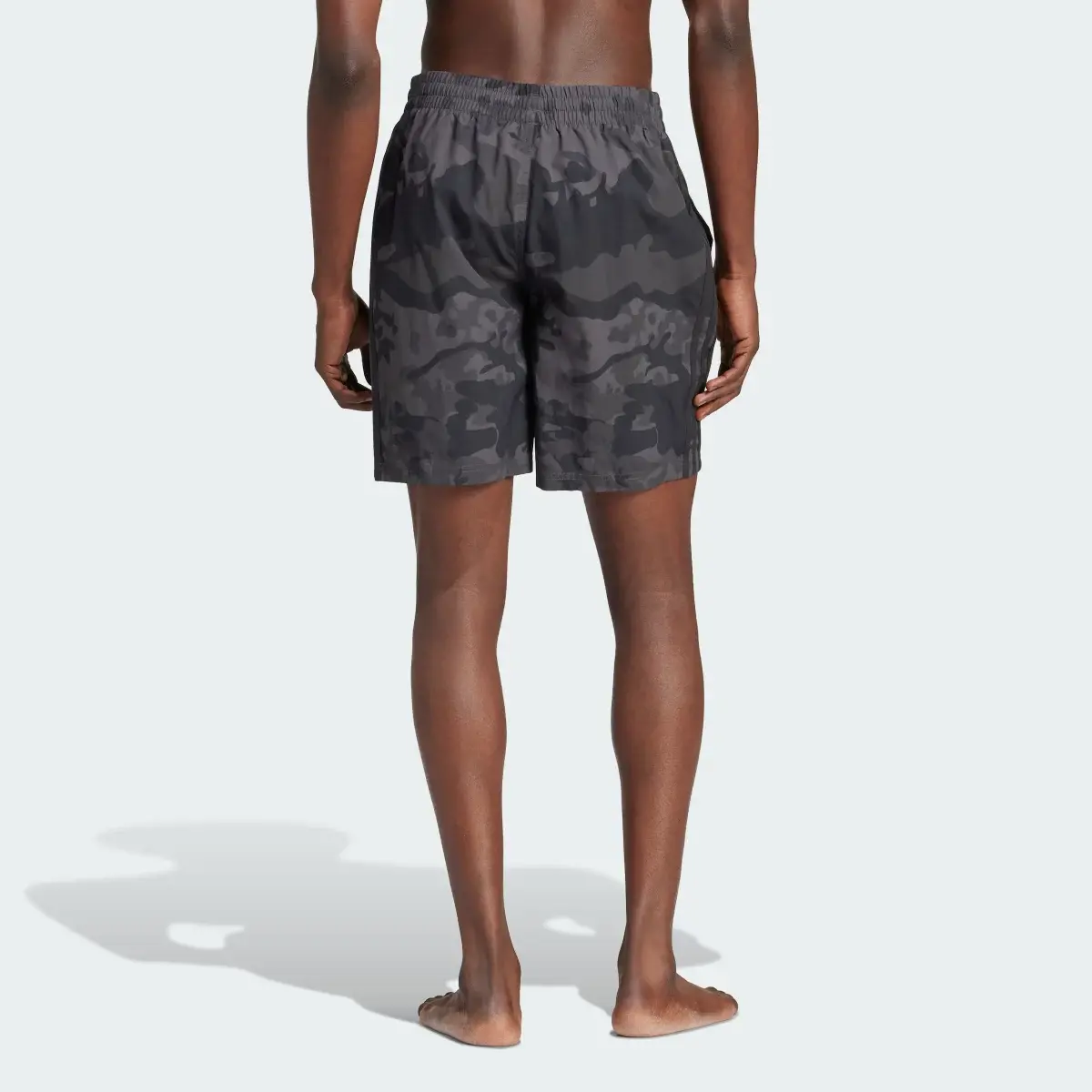 Adidas Camo Allover Print Swim Shorts. 3