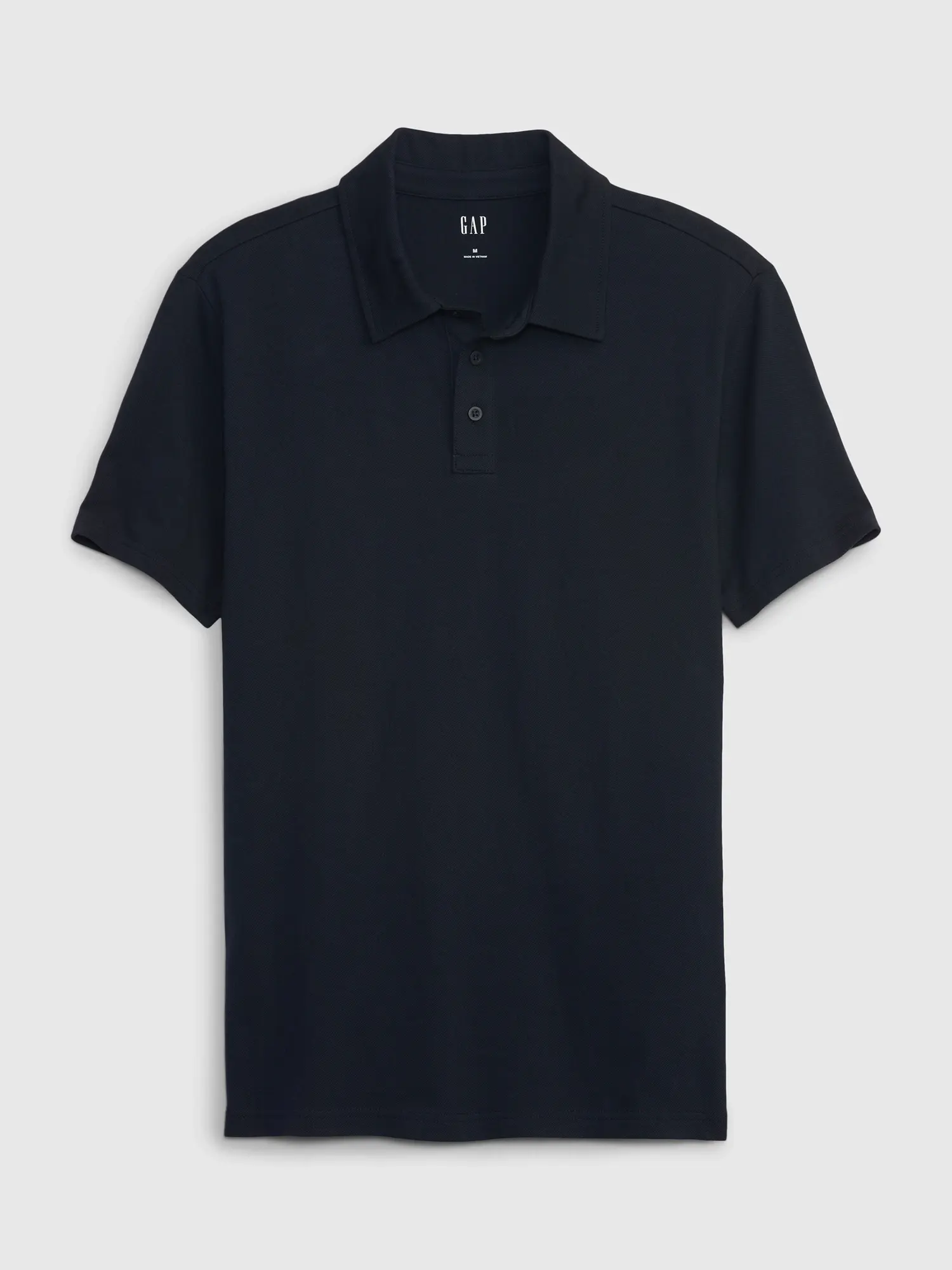 Gap Refined Pique Polo Shirt blue. 1